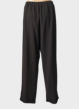 Pantalon droit stretch taille normale noir SEE YOU femme