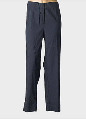 Pantalon droit stretch taille normale bleu NO SECRET femme