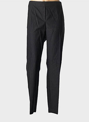 Jegging tissage popeline taille normale noir ADELINA BY SCHEITER femme
