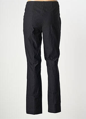Pantalon droit stretch taille normale noir ADELINA BY SCHEITER femme