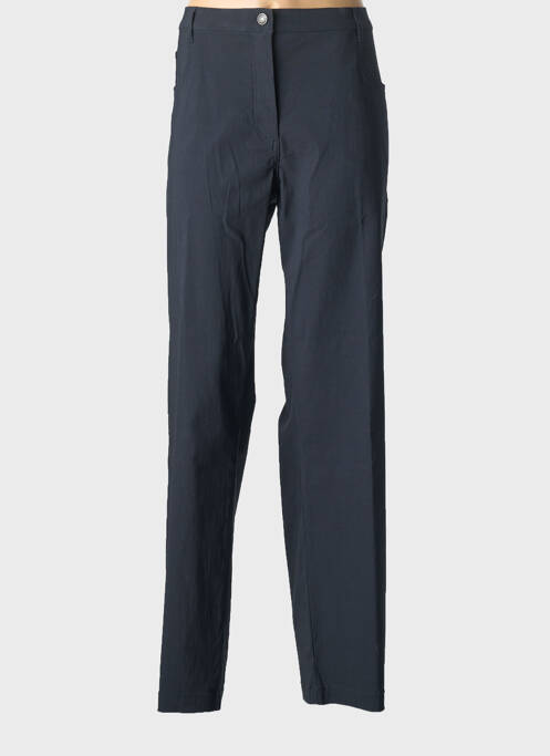 Pantalon droit stretch taille normale bleu NO SECRET femme