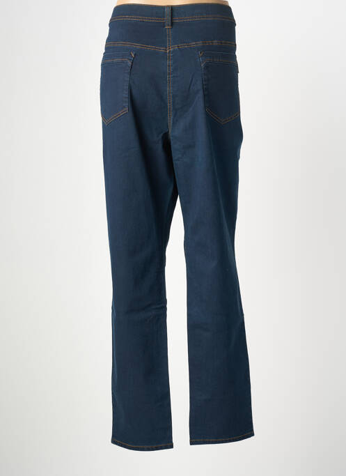 Jeans coupe droite stretch taille normale bleu ADELINA BY SCHEITER femme