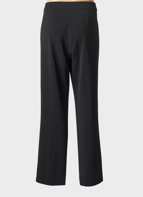 Pantalon droit tissage crêpe noir JEAN DELFIN femme