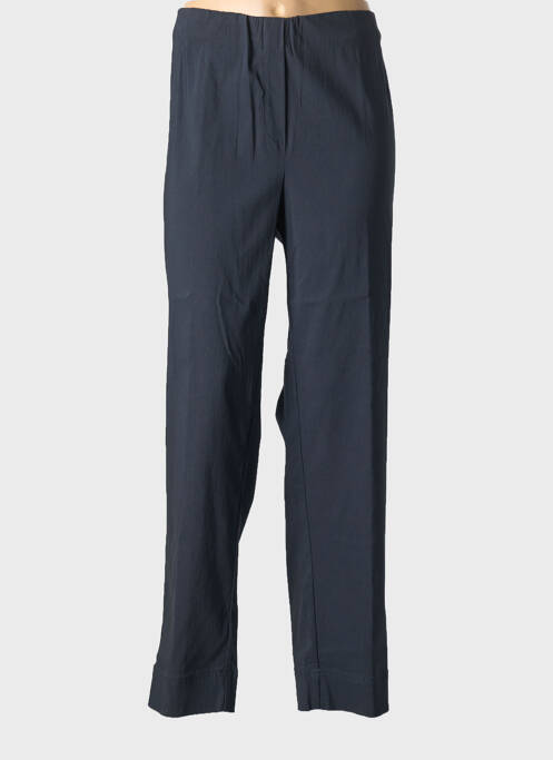 Pantalon droit stretch taille normale bleu NO SECRET femme