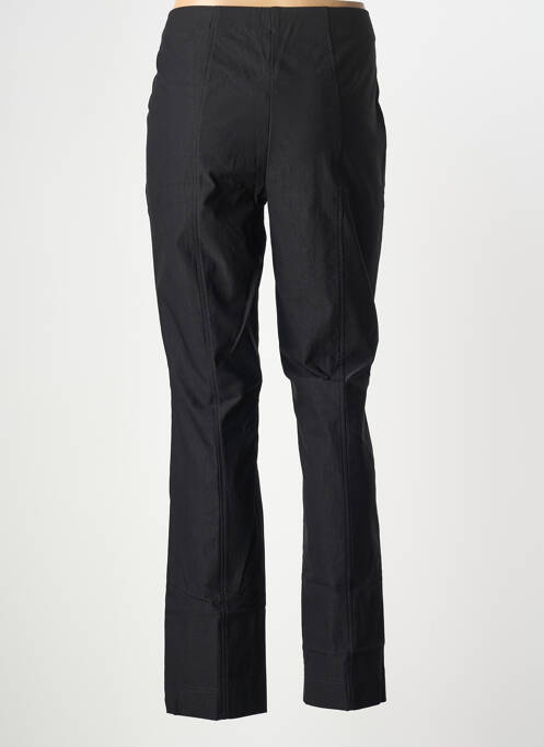 Pantalon droit stretch taille normale noir ADELINA BY SCHEITER femme