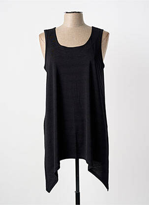Top coupe fluide fines bretelles noir JEAN MARC PHILIPPE femme