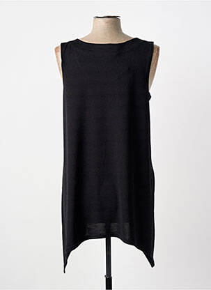 Top coupe fluide fines bretelles noir JEAN MARC PHILIPPE femme