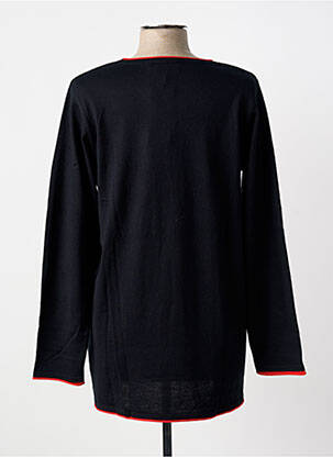 Pull coupe cintrée manches longues noir APRICO femme