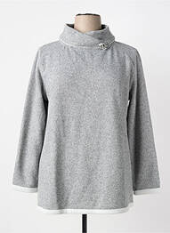 Pull manches longues manches longues gris SEE YOU femme
