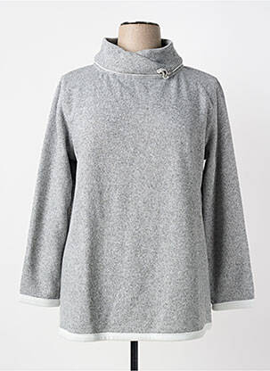 Pull manches longues manches longues gris SEE YOU femme