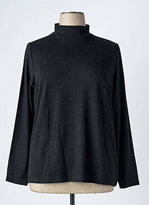 Sous-pull manches longues manches longues noir GRIFFON femme