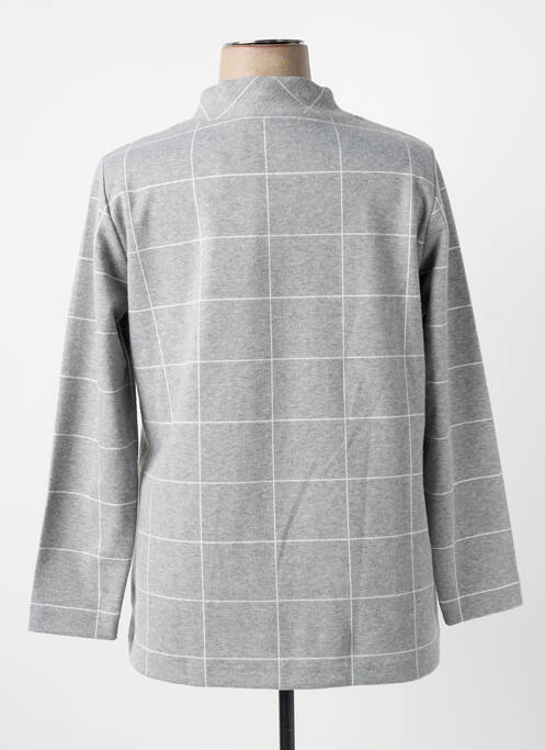 Sweat-shirt manches longues manches longues gris SEE YOU femme