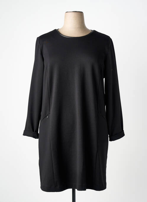 Robe mi-longue manches longues manches longues noir NO SECRET femme