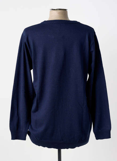 Pull col rond manches longues bleu KJBRAND femme