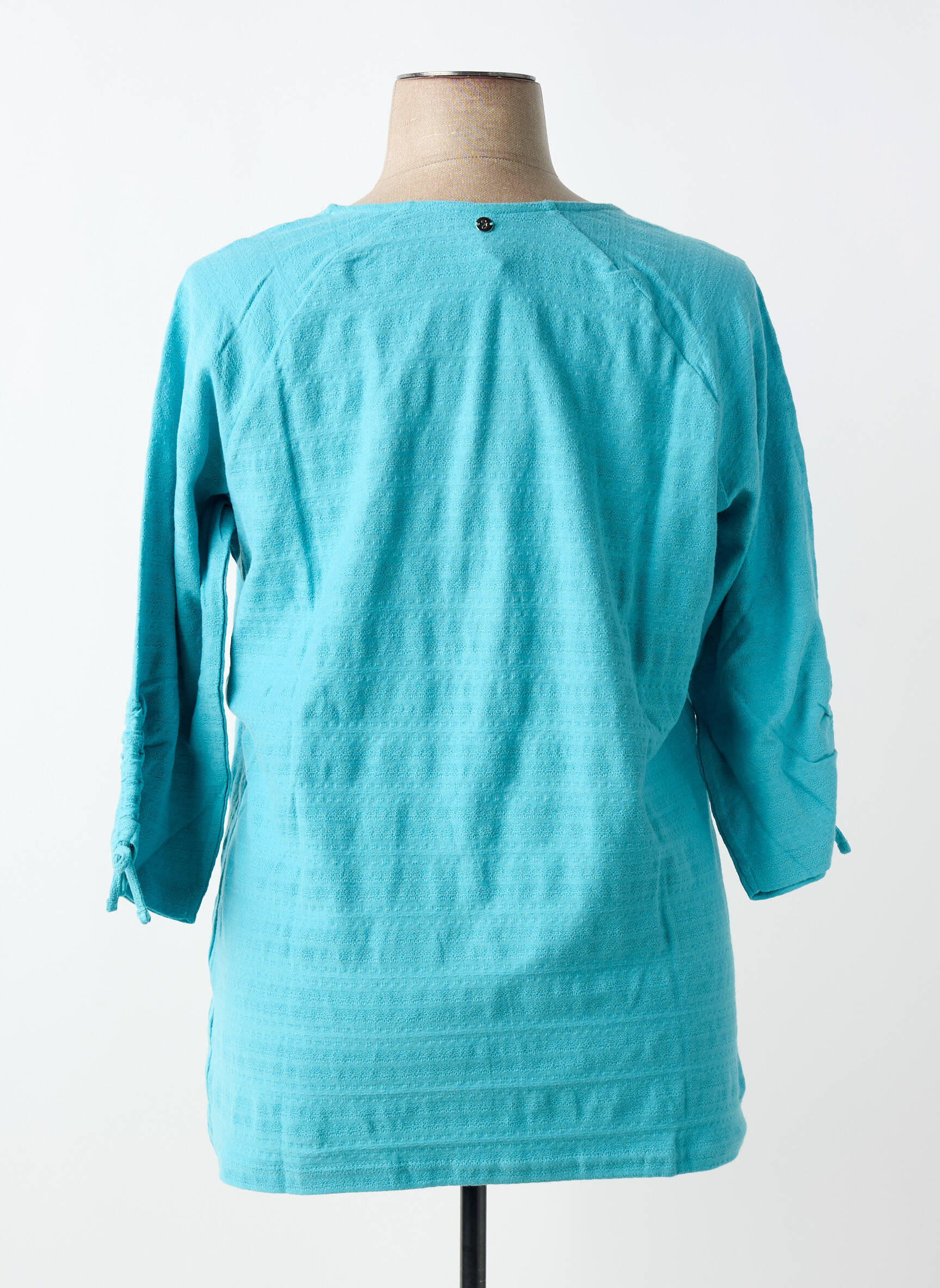 T-shirt manches 3/4 manches 3/4 bleu SHEEGO femme