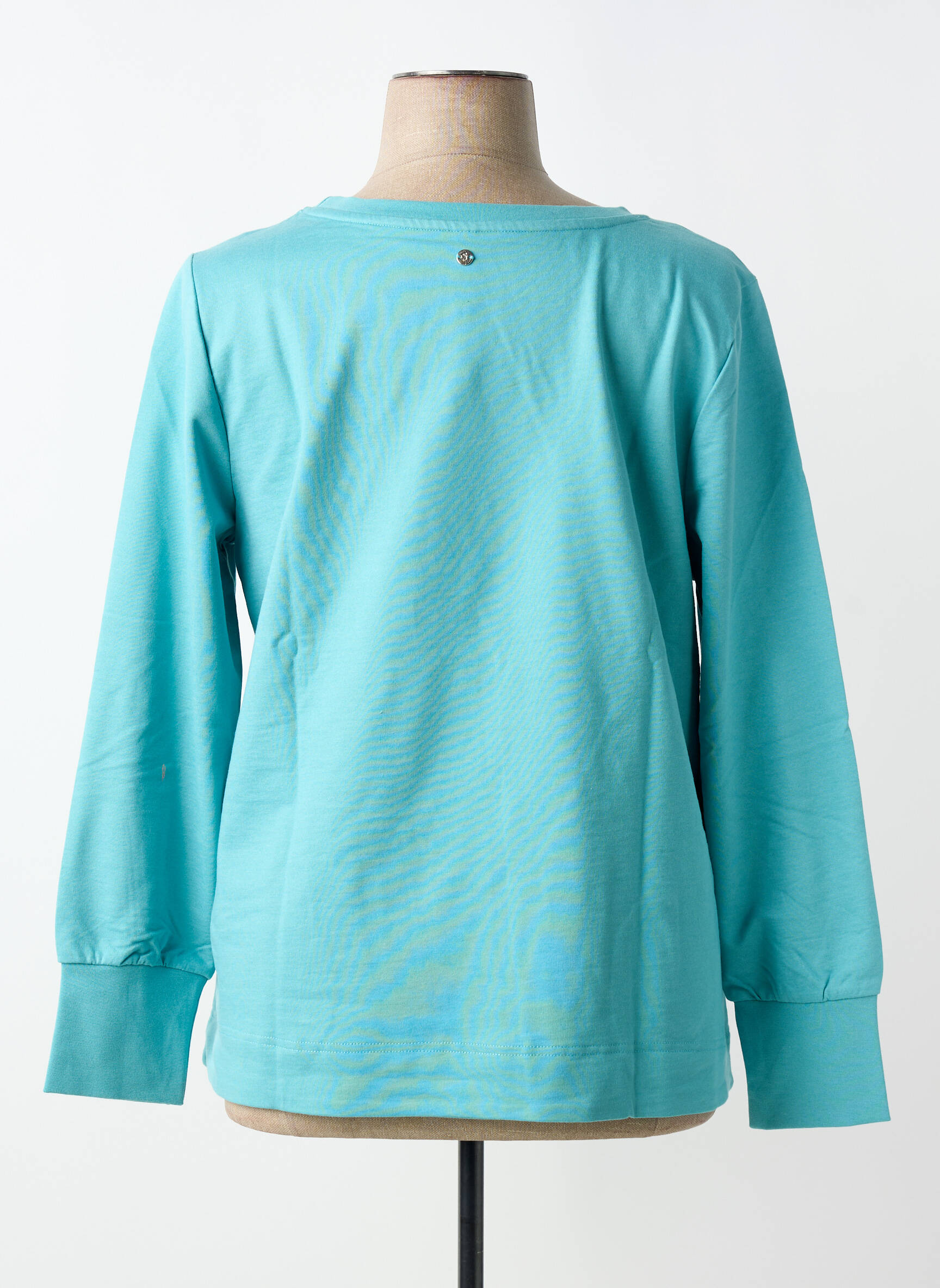 Sweat-shirt manches longues manches longues bleu SHEEGO femme