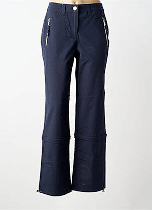 Pantalon droit stretch taille normale bleu SHEEGO femme