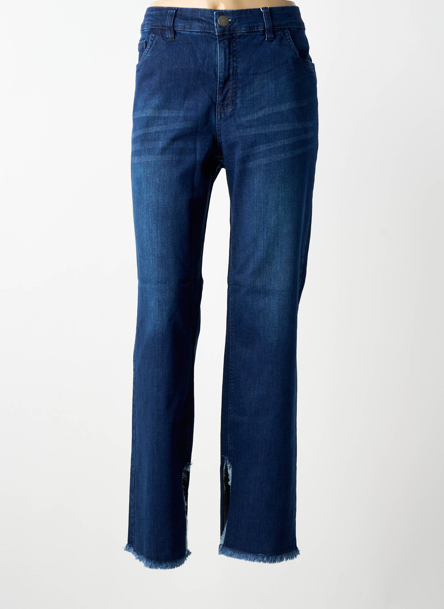 Jeans coupe droite stretch taille normale bleu SHEEGO femme