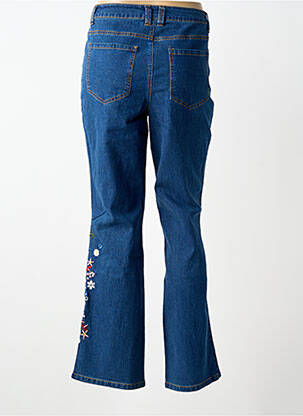 Jeans coupe droite stretch taille normale bleu SHEEGO femme