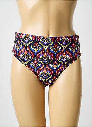 Bas de maillot de bain imprimé fantaisie culotte bleu AUBADE femme