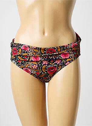 Bas de maillot de bain imprimé fantaisie culotte noir BLUELOBSTER femme