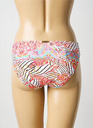 Bas de maillot de bain imprimé fantaisie culotte blanc WATERCULT femme