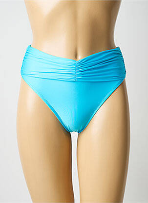 Bas de maillot de bain imprimé fantaisie culotte bleu ANTIGEL femme