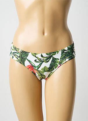 Bas de maillot de bain imprimé fantaisie culotte vert SEAFOLLY femme