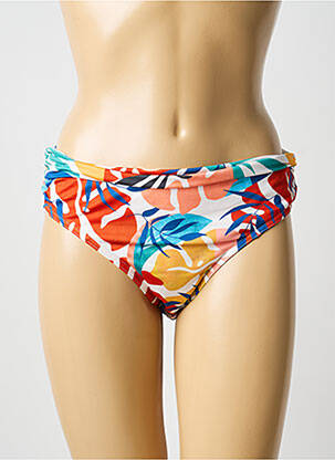 Bas de maillot de bain imprimé fantaisie culotte bleu BLUELOBSTER femme