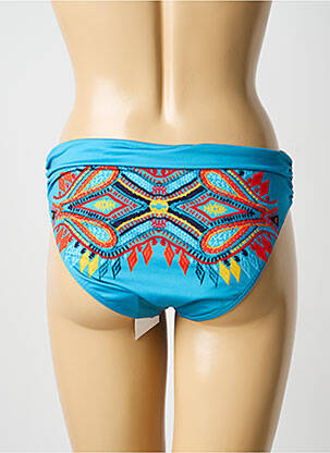 Bas de maillot de bain imprimé fantaisie culotte bleu BLUELOBSTER femme