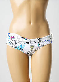Bas de maillot de bain imprimé fantaisie culotte blanc SEAFOLLY femme