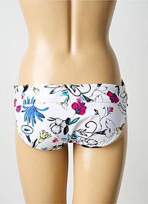 Bas de maillot de bain imprimé fantaisie culotte blanc SEAFOLLY femme