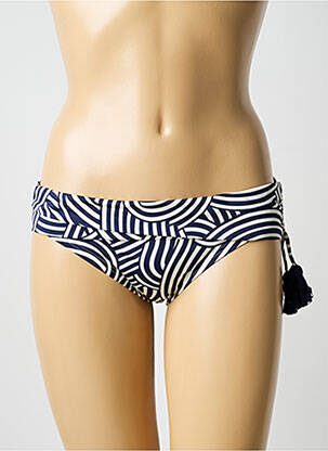 Bas de maillot de bain imprimé fantaisie culotte bleu PRINCESSE TAM-TAM femme