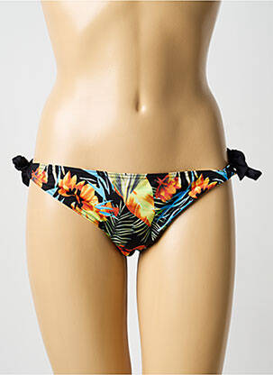 Bas de maillot de bain imprimé fantaisie culotte noir BLUELOBSTER femme