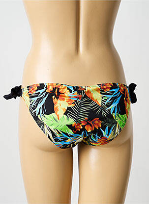 Bas de maillot de bain imprimé fantaisie culotte noir BLUELOBSTER femme