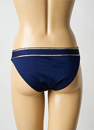 Bas de maillot de bain imprimé fantaisie culotte bleu ANTIGEL femme