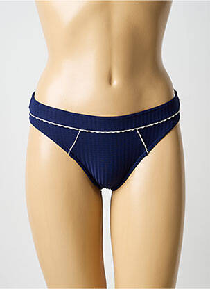 Bas de maillot de bain culotte culotte bleu HUIT femme