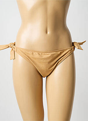 Bas de maillot de bain culotte culotte beige IODUS femme
