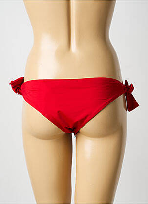 Bas de maillot de bain imprimé fantaisie culotte rouge HUIT femme