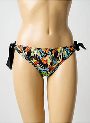 Bas de maillot de bain imprimé fantaisie culotte noir BLUELOBSTER femme
