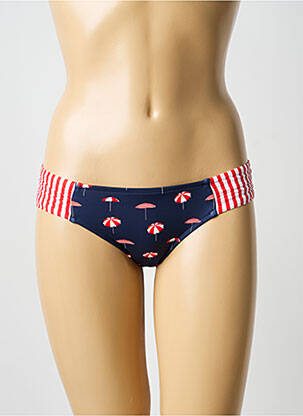 Bas de maillot de bain imprimé fantaisie culotte bleu SEAFOLLY femme