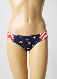 Bas de maillot de bain imprimé fantaisie culotte bleu SEAFOLLY femme