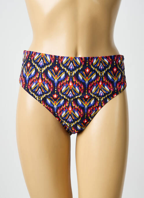 Bas de maillot de bain imprimé fantaisie culotte bleu AUBADE femme