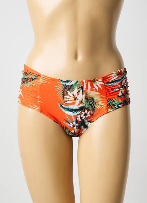 Bas de maillot de bain imprimé fantaisie culotte orange SEAFOLLY femme