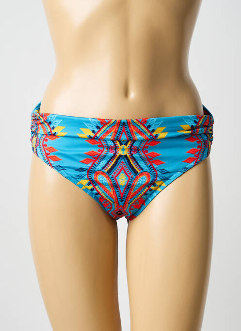 Bas de maillot de bain imprimé fantaisie culotte bleu BLUELOBSTER femme