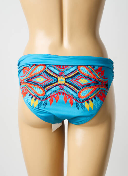 Bas de maillot de bain imprimé fantaisie culotte bleu BLUELOBSTER femme