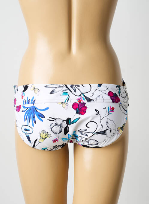 Bas de maillot de bain imprimé fantaisie culotte blanc SEAFOLLY femme