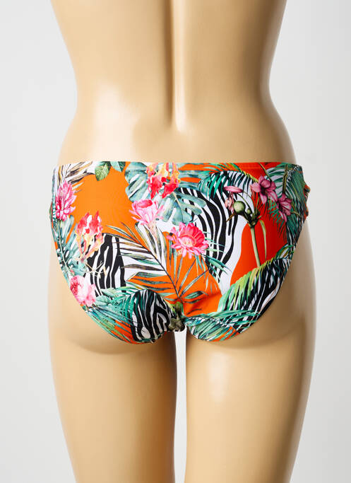 Bas de maillot de bain imprimé fantaisie culotte vert LISE CHARMEL femme