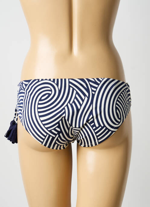 Bas de maillot de bain imprimé fantaisie culotte bleu PRINCESSE TAM-TAM femme