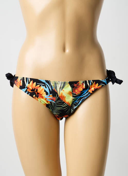 Bas de maillot de bain imprimé fantaisie culotte noir BLUELOBSTER femme